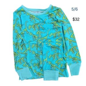 Dinosaur Print Pajama Set BAMBOO
